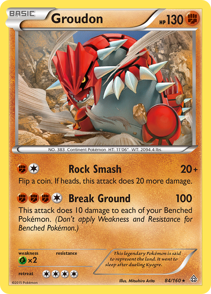 Groudon (84/160) [XY: Primal Clash] | Devastation Store