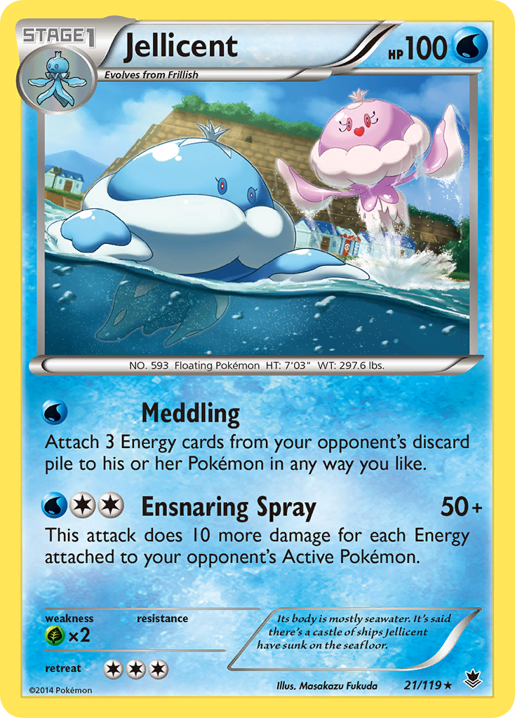 Jellicent (21/119) [XY: Phantom Forces] | Devastation Store