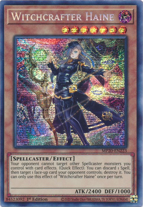 Witchcrafter Haine [MP20-EN223] Prismatic Secret Rare | Devastation Store