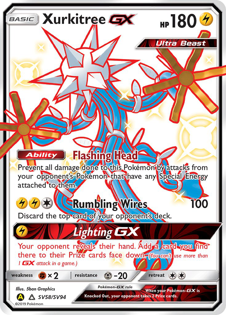 Xurkitree GX (SV58/SV94) [Sun & Moon: Hidden Fates - Shiny Vault] | Devastation Store