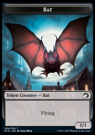 Bat Token [Innistrad: Midnight Hunt Tokens] | Devastation Store
