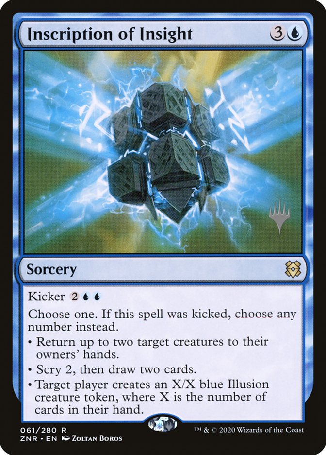 Inscription of Insight (Promo Pack) [Zendikar Rising Promos] | Devastation Store