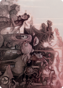 March of Burgeoning Life Art Card [Kamigawa: Neon Dynasty Art Series] | Devastation Store