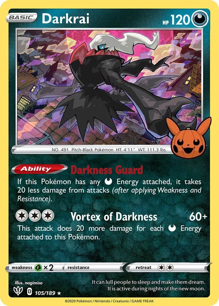 Darkrai (105/189) [Trick or Trade] | Devastation Store