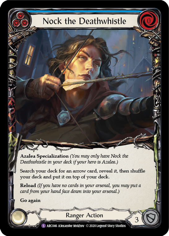 Nock the Deathwhistle [ARC046] Unlimited Edition Rainbow Foil - Devastation Store | Devastation Store