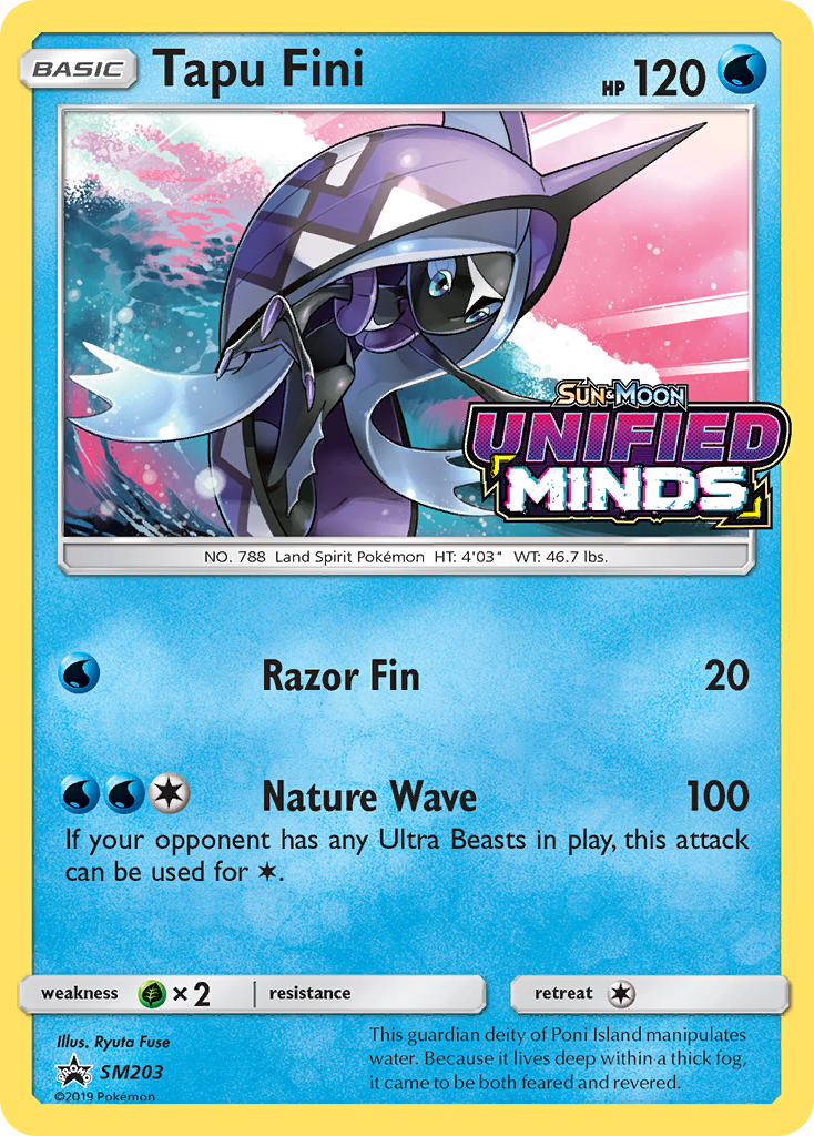 Tapu Fini (SM203) [Sun & Moon: Black Star Promos] | Devastation Store