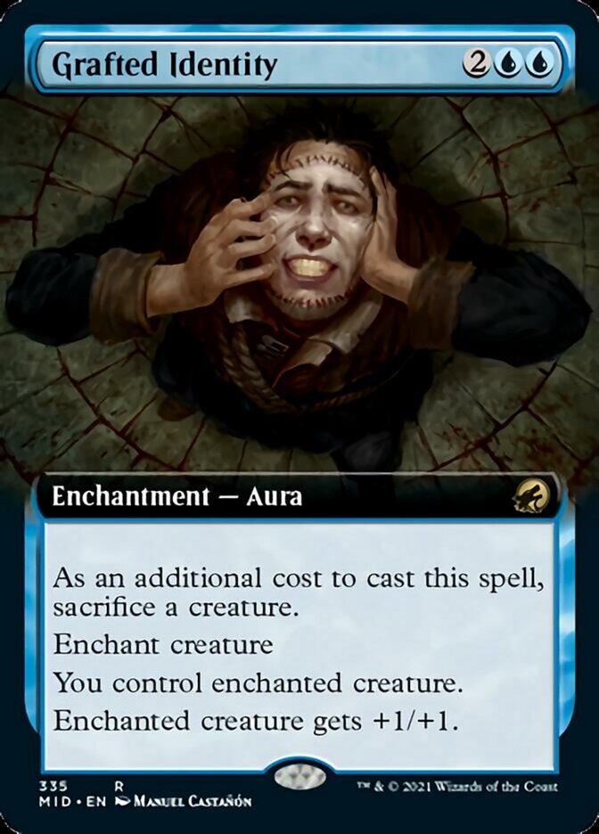 Grafted Identity (Extended) [Innistrad: Midnight Hunt] | Devastation Store