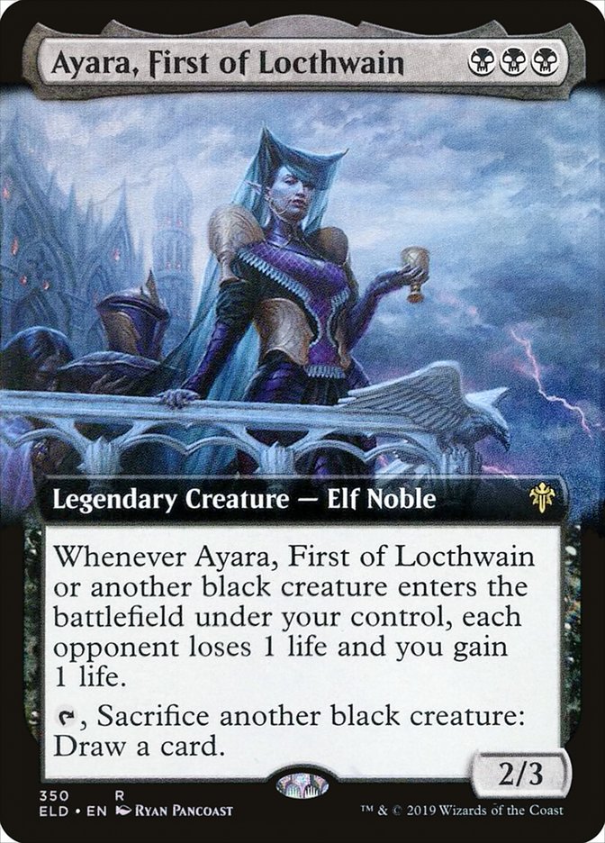 Ayara, First of Locthwain (Extended) [Throne of Eldraine] | Devastation Store