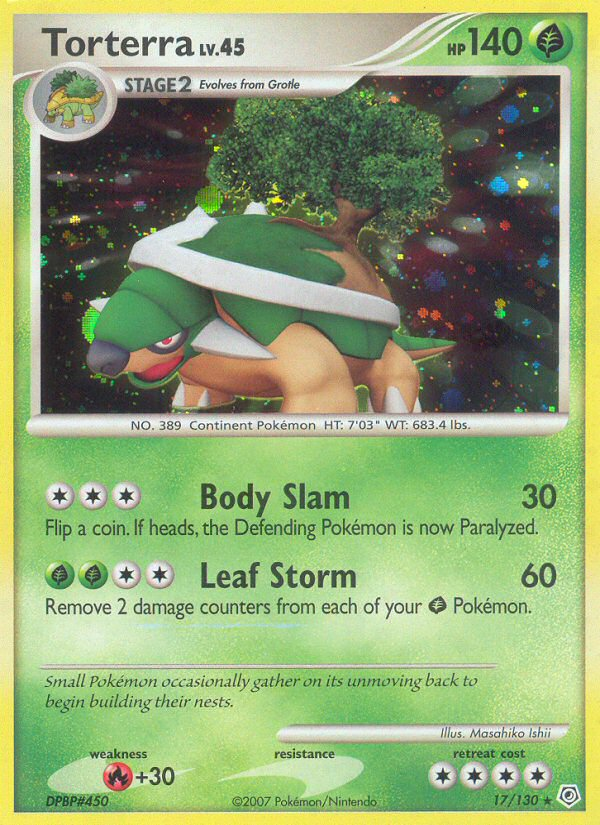 Torterra (17/130) [Diamond & Pearl: Base Set] | Devastation Store