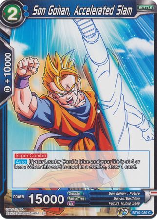 Son Gohan, Accelerated Slam [BT10-039] | Devastation Store