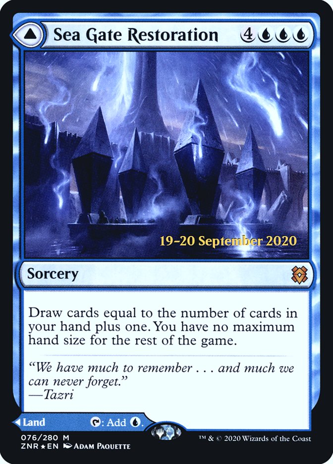 Sea Gate Restoration // Sea Gate, Reborn [Zendikar Rising Prerelease Promos] | Devastation Store