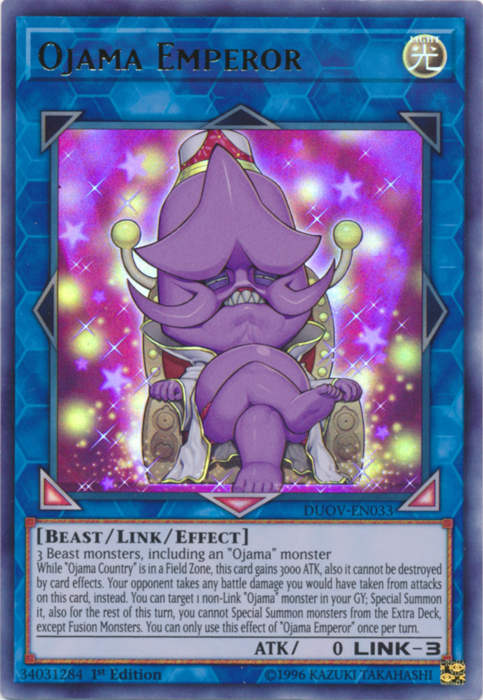 Ojama Emperor [DUOV-EN033] Ultra Rare | Devastation Store