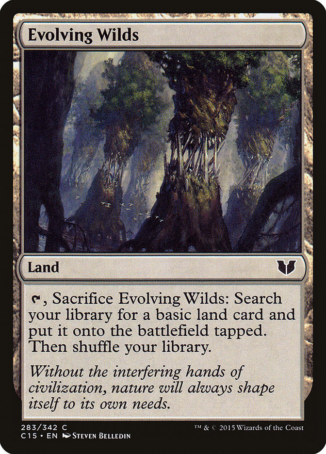 Evolving Wilds [Commander 2015] | Devastation Store