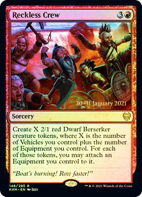 Reckless Crew [Kaldheim Prerelease Promos] | Devastation Store