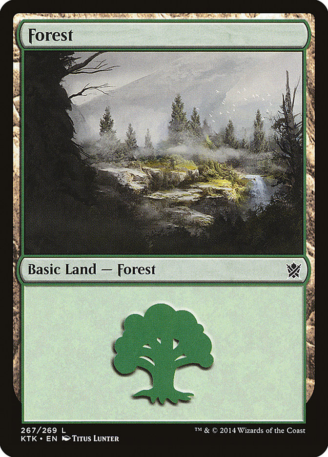 Forest (267) [Khans of Tarkir] - Devastation Store | Devastation Store