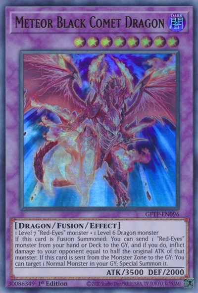 Meteor Black Comet Dragon [GFTP-EN096] Ultra Rare | Devastation Store