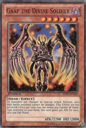 Gaap the Divine Soldier [BP01-EN150] Starfoil Rare | Devastation Store