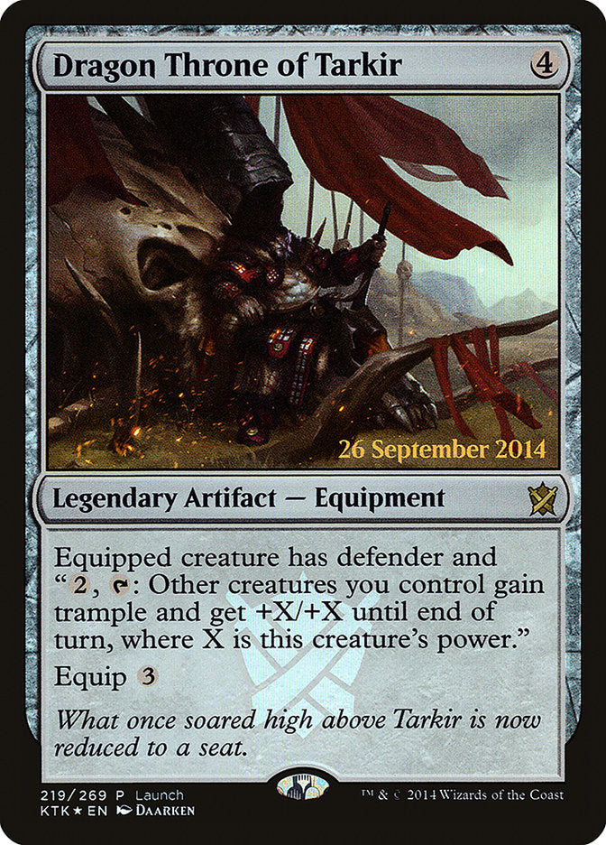 Dragon Throne of Tarkir (Launch) [Khans of Tarkir Prerelease Promos] - Devastation Store | Devastation Store