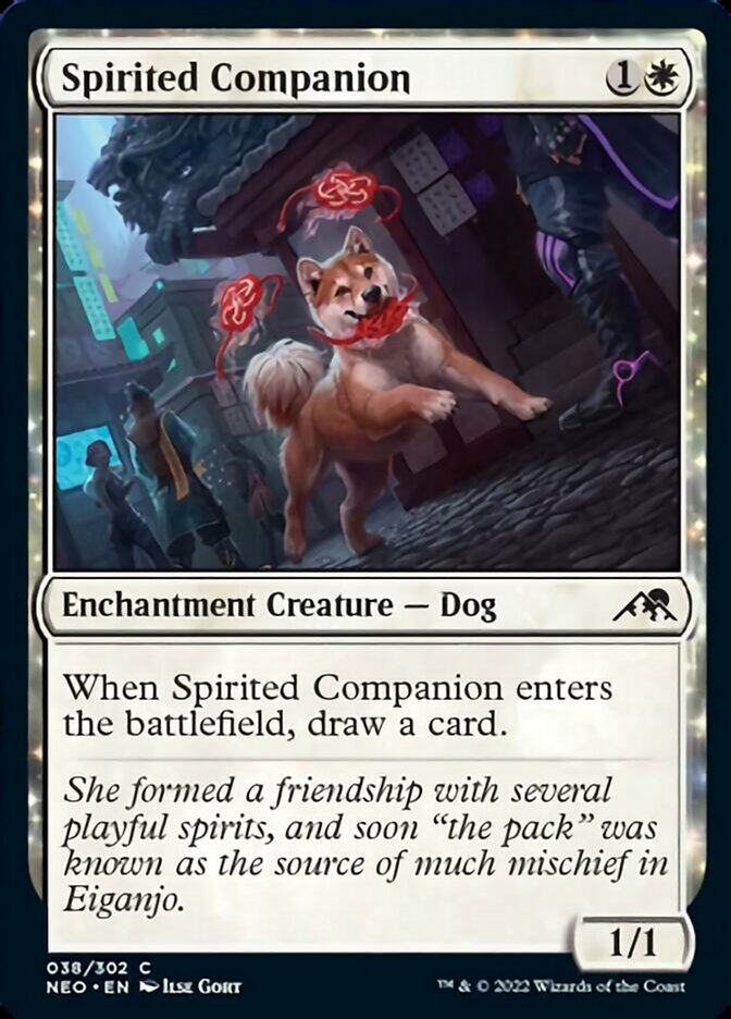 Spirited Companion [Kamigawa: Neon Dynasty] | Devastation Store