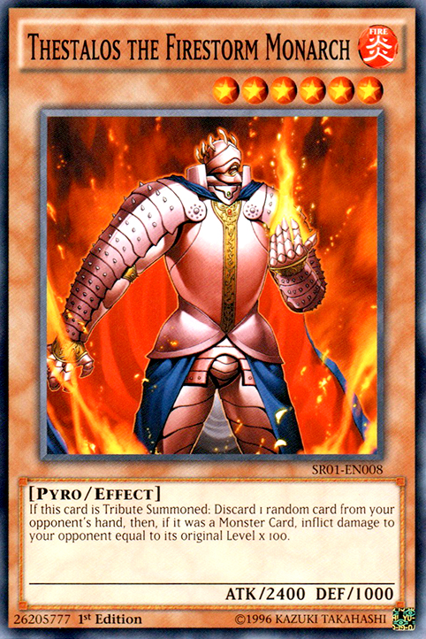 Thestalos the Firestorm Monarch [SR01-EN008] Common | Devastation Store