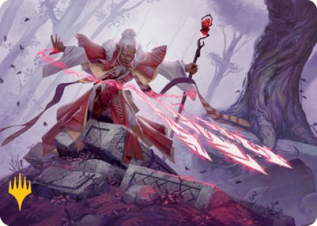 Magic Missile Art Card (Gold-Stamped Signature) [Dungeons & Dragons: Adventures in the Forgotten Realms Art Series] | Devastation Store