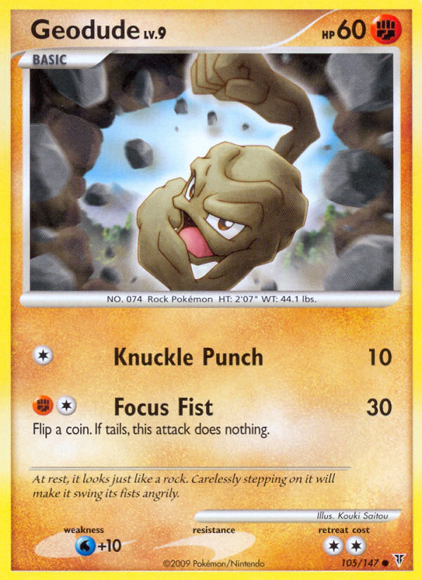 Geodude (105/147) [Platinum: Supreme Victors] | Devastation Store