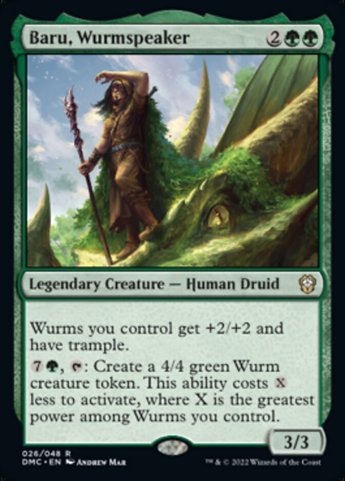 Baru, Wurmspeaker [Dominaria United Commander] | Devastation Store