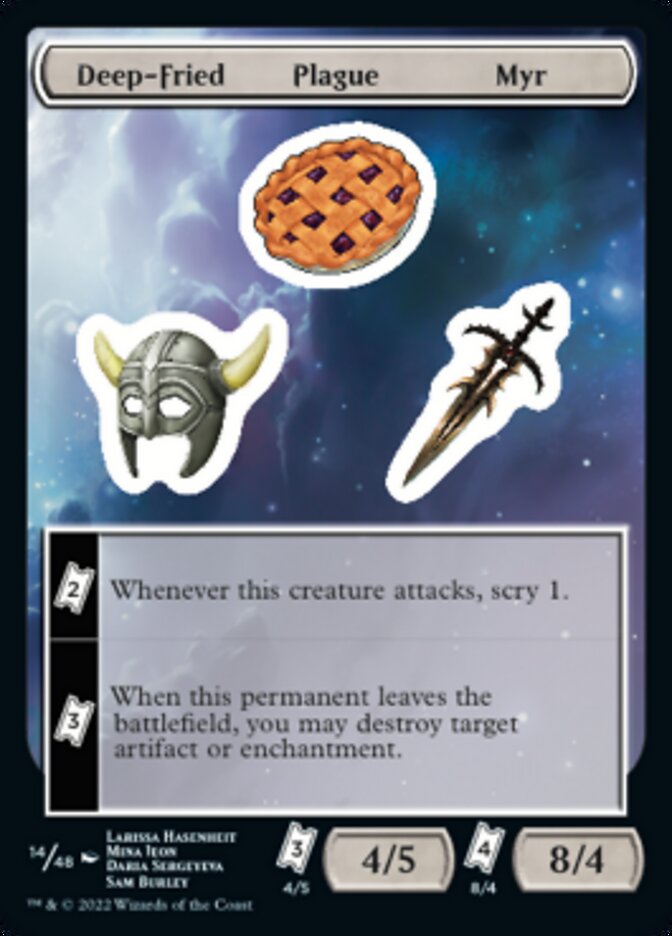 Deep-Fried Plague Myr [Unfinity Stickers] | Devastation Store
