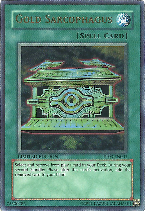 Gold Sarcophagus [PT03-EN001] Ultra Rare | Devastation Store