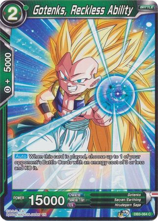 Gotenks, Reckless Ability [DB3-064] | Devastation Store