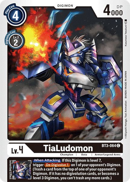 TiaLudomon [BT3-064] [Release Special Booster Ver.1.5] | Devastation Store