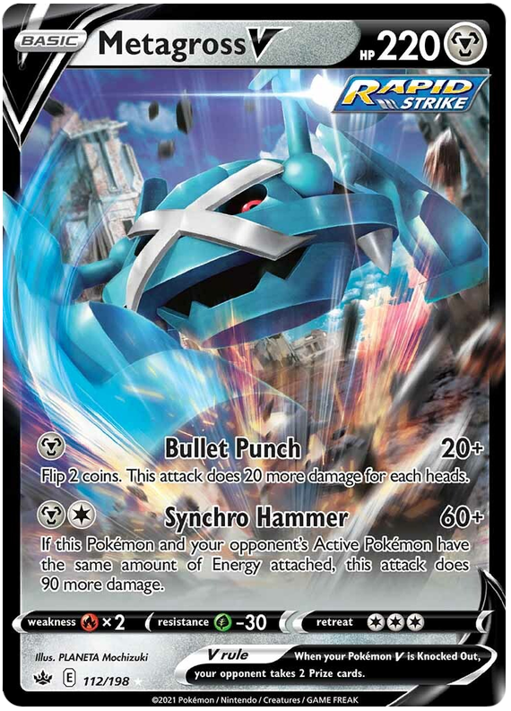 Metagross V (112/198) [Sword & Shield: Chilling Reign] | Devastation Store