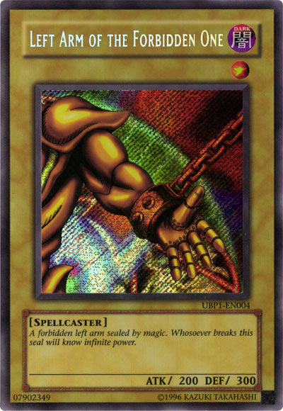 Left Arm of the Forbidden One [UBP1-EN004] Secret Rare | Devastation Store