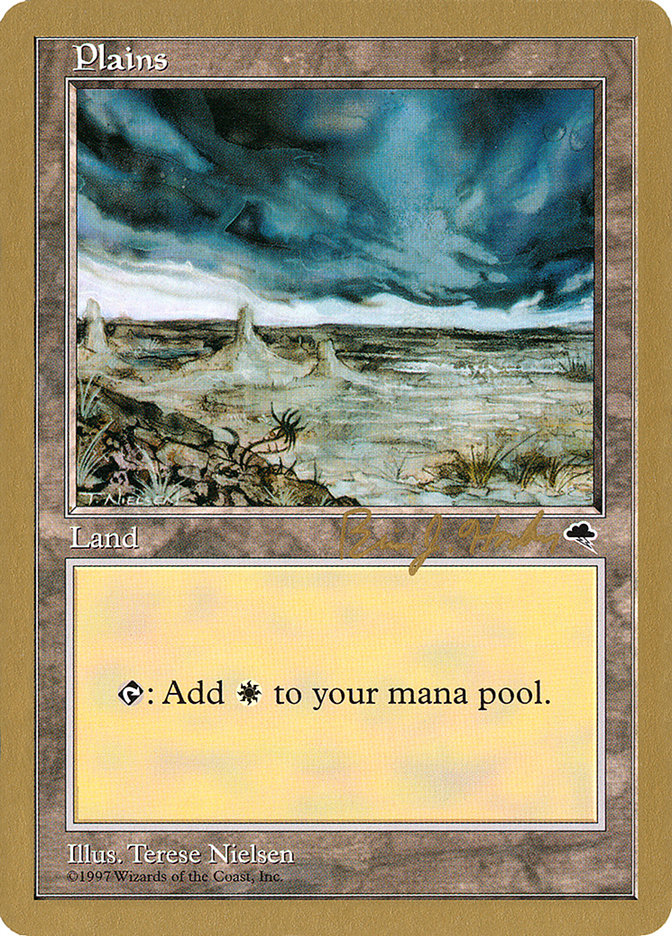 Plains (bh334) (Brian Hacker) [World Championship Decks 1998] | Devastation Store
