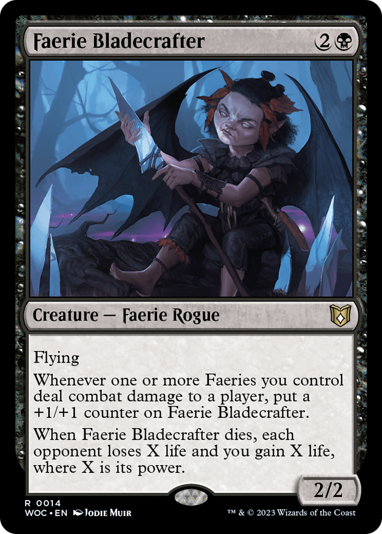 Faerie Bladecrafter [Wilds of Eldraine Commander] | Devastation Store