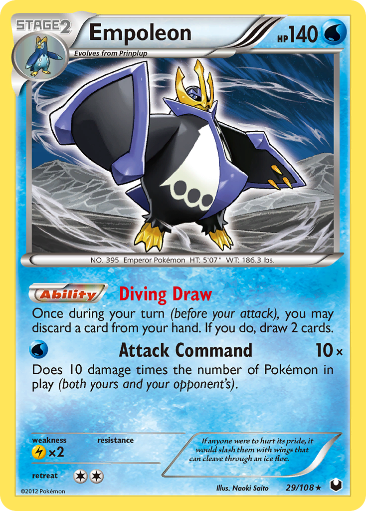 Empoleon (29/108) [Black & White: Dark Explorers] | Devastation Store