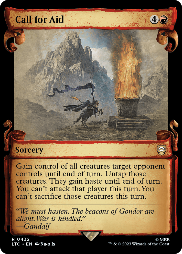 Call for Aid [The Lord of the Rings: Tales of Middle-Earth Commander Showcase Scrolls] | Devastation Store