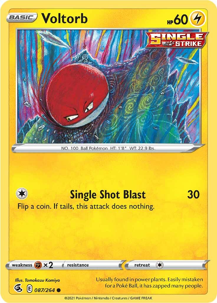 Voltorb (087/264) [Sword & Shield: Fusion Strike] | Devastation Store