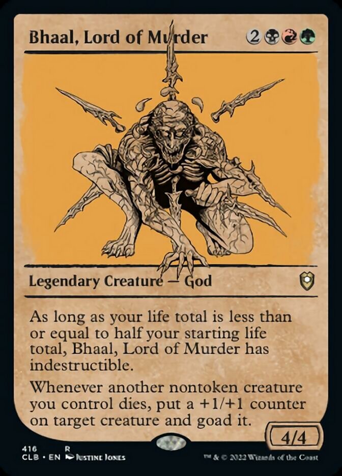 Bhaal, Lord of Murder (Showcase) [Commander Legends: Battle for Baldur's Gate] | Devastation Store
