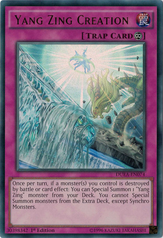 Yang Zing Creation [DUEA-EN074] Ultra Rare | Devastation Store
