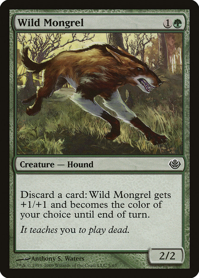 Wild Mongrel [Duel Decks: Garruk vs. Liliana] - Devastation Store | Devastation Store
