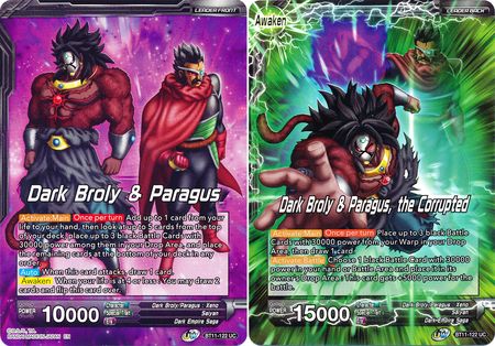 Dark Broly & Paragus // Dark Broly & Paragus, the Corrupted [BT11-122] | Devastation Store