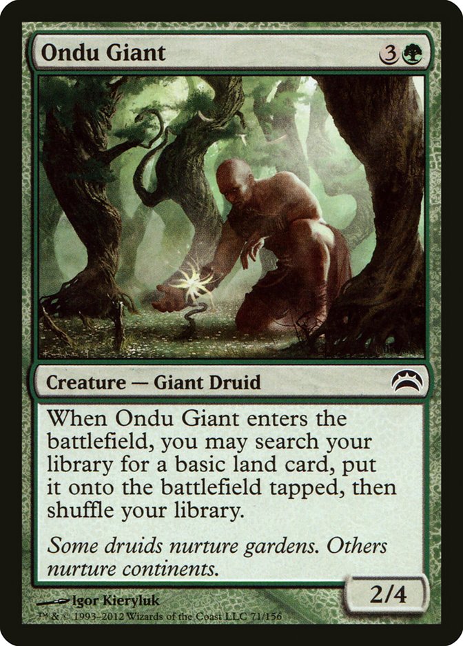 Ondu Giant [Planechase 2012] | Devastation Store