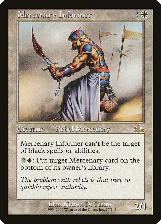 Mercenary Informer [Prophecy] | Devastation Store