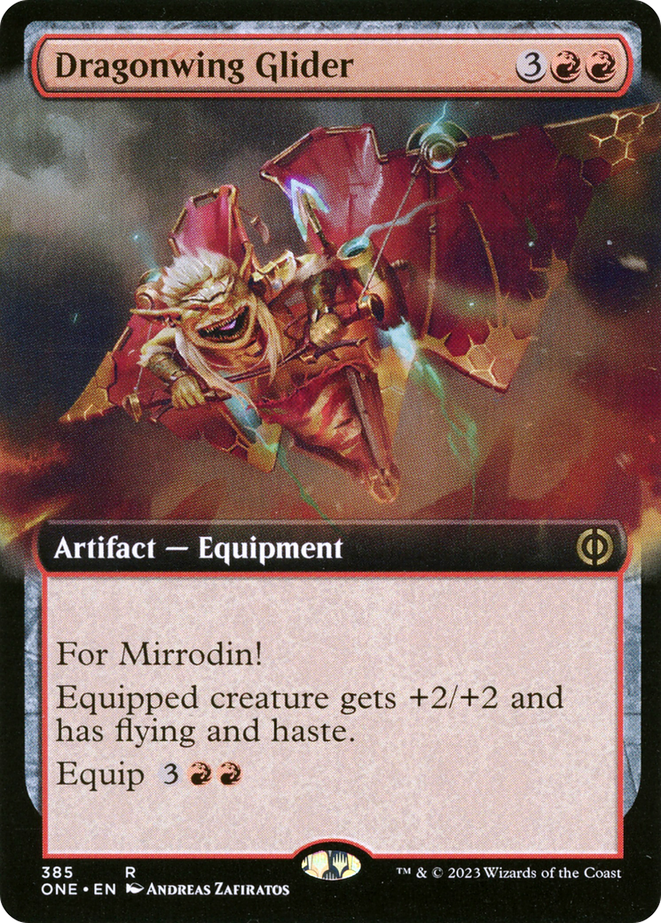 Dragonwing Glider (Extended Art) [Phyrexia: All Will Be One] | Devastation Store