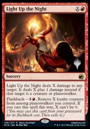 Light Up the Night (Promo Pack) [Innistrad: Midnight Hunt Promo Pack] | Devastation Store