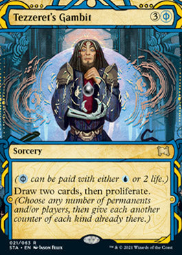 Tezzeret's Gambit (Etched Foil)
 [Strixhaven Mystical Archive] | Devastation Store