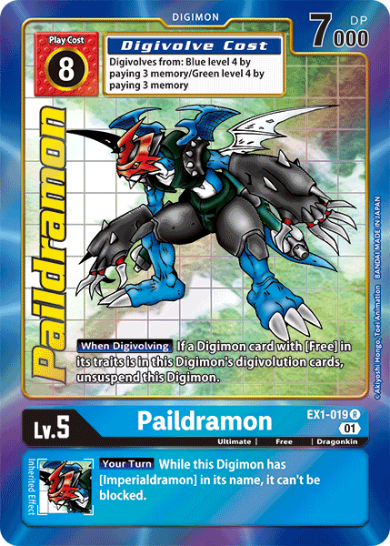 Paildramon [EX1-019] (Alternate Art) [Classic Collection] | Devastation Store