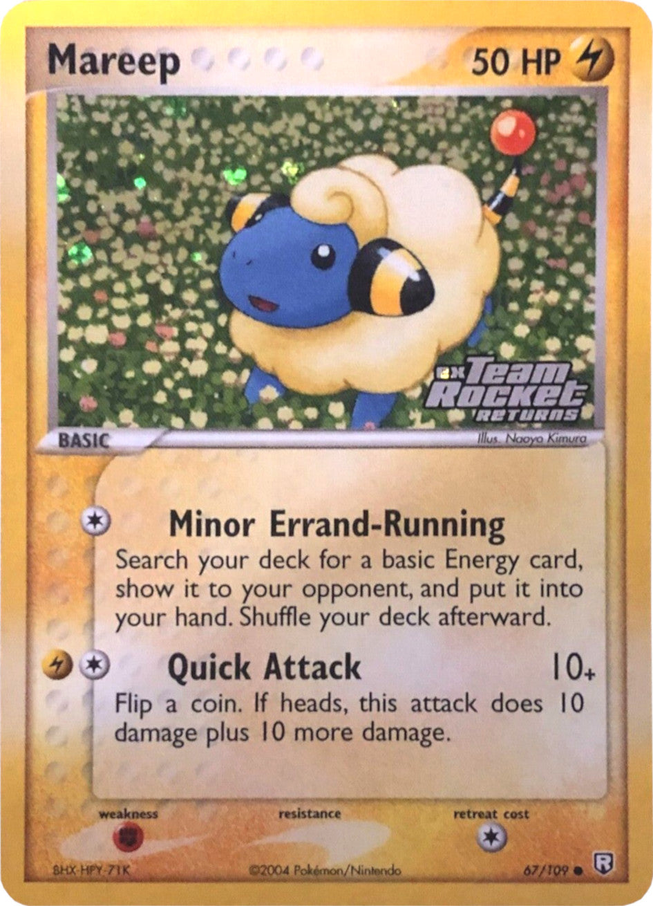 Mareep (67/109) (Stamped) [EX: Team Rocket Returns] | Devastation Store