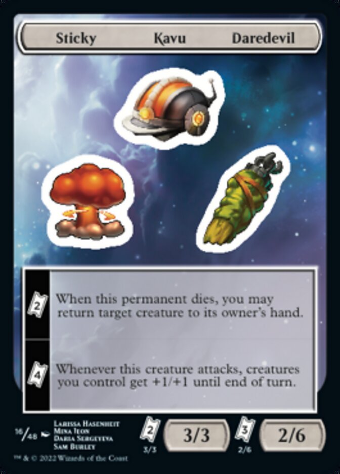 Sticky Kavu Daredevil [Unfinity Stickers] | Devastation Store